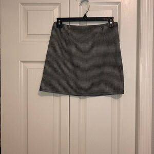 Black and White Print Skirt